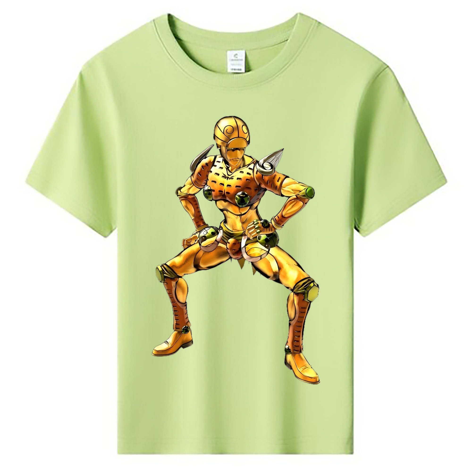 （画像用） ジョジョの奇妙な冒険 ジョルノ?ジョバァーナ JoJo's Bizarre Adventure Giorno Giovanna 綿100％キッズTシャツ（フロントプリント）